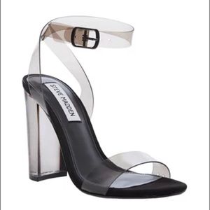 Clear heels  by Steve Madden